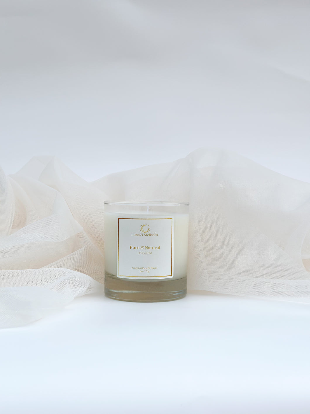 Pure & Natural Unscented Candle